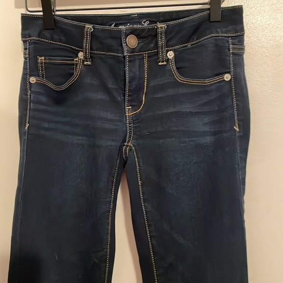 American Eagle Dark Wash Skinny Jeans 4 Short - Picture 2 of 11